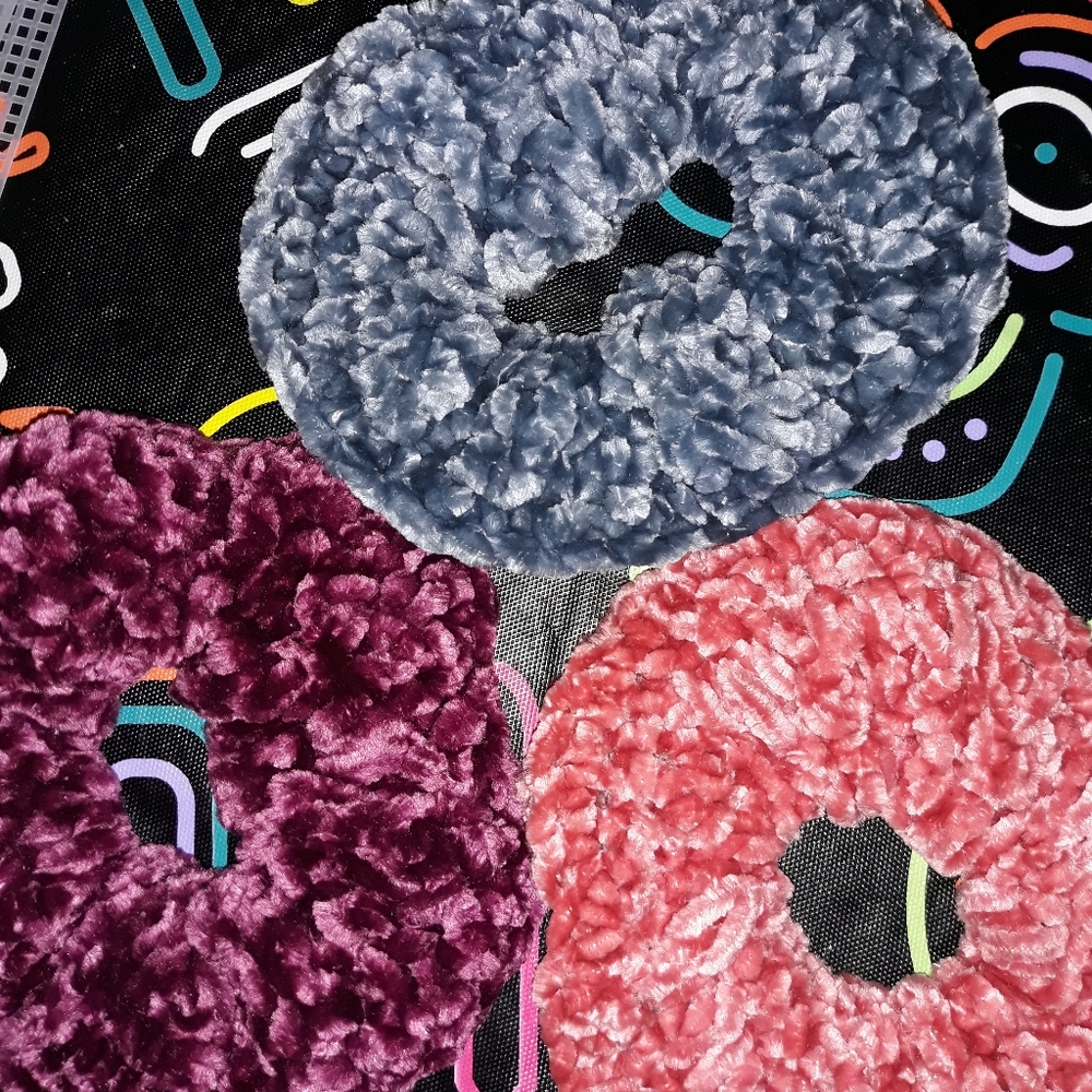 Handmade scrunchies